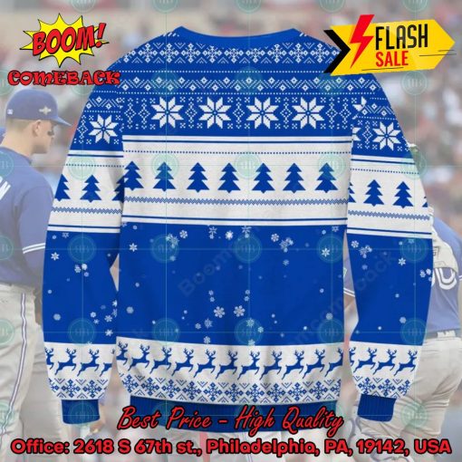 MLB Toronto Blue Jays Sneaky Grinch Ugly Christmas Sweater