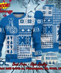 MSV Duisburg Big Logo Ugly Christmas Sweater