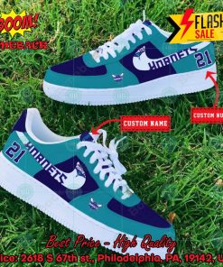 NBA Charlotte Hornets Personalized Nike Air Force Sneakers