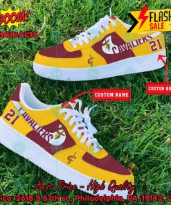NBA Cleveland Cavaliers Personalized Nike Air Force Sneakers