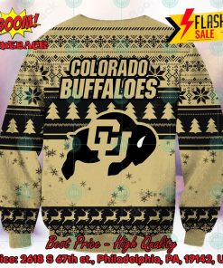 ncaa colorado buffaloes sneaky grinch ugly christmas sweater 2 znP1k