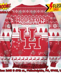NCAA Houston Cougars Sneaky Grinch Ugly Christmas Sweater