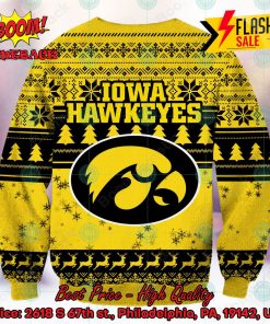 NCAA Iowa Hawkeyes Sneaky Grinch Ugly Christmas Sweater