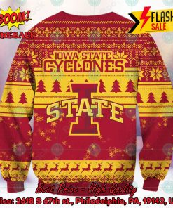 NCAA Iowa State Cyclones Sneaky Grinch Ugly Christmas Sweater