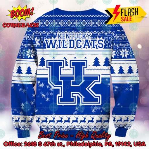 NCAA Kentucky Wildcats Sneaky Grinch Ugly Christmas Sweater