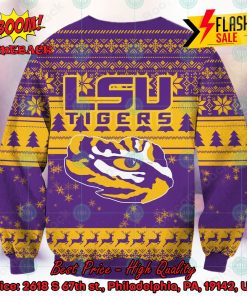 NCAA LSU Tigers Sneaky Grinch Ugly Christmas Sweater