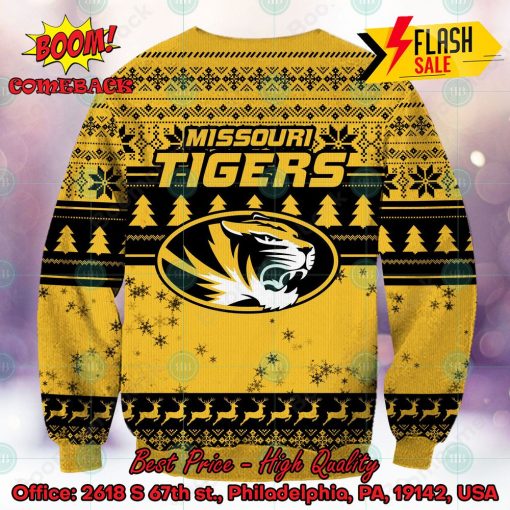 NCAA Missouri Tigers Sneaky Grinch Ugly Christmas Sweater