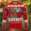 NCAA Nebraska Cornhuskers Grinch Hand Christmas Light Ugly Christmas Sweater