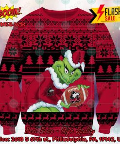 NCAA NC State Wolfpack Sneaky Grinch Ugly Christmas Sweater