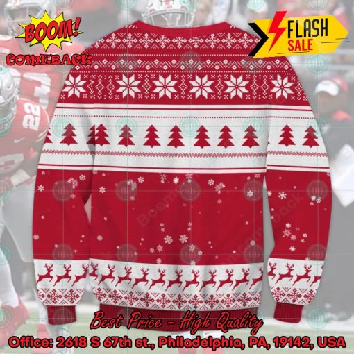NCAA Ohio State Buckeyes Sneaky Grinch Ugly Christmas Sweater