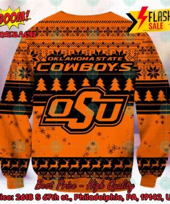 NCAA Oklahoma State Cowboys Sneaky Grinch Ugly Christmas Sweater