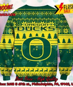 NCAA Oregon Ducks Sneaky Grinch Ugly Christmas Sweater