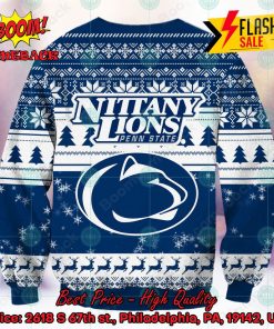 ncaa penn state nittany lions logo sneaky grinch ugly christmas sweater 2 KotEI