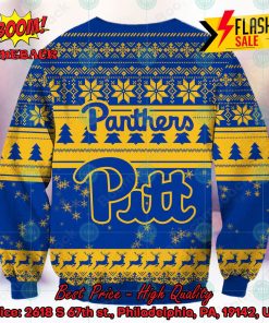 ncaa pittsburgh panthers sneaky grinch ugly christmas sweater 2 9DJRK