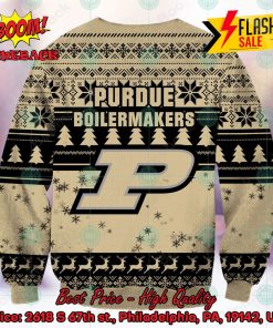 ncaa purdue boilermakers sneaky grinch ugly christmas sweater 2 dCUFT