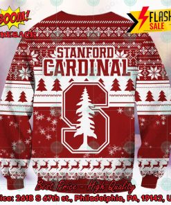 ncaa stanford cardinal sneaky grinch ugly christmas sweater 2 cJFJ1