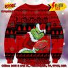 NCAA Texas Longhorns Logo Sneaky Grinch Ugly Christmas Sweater