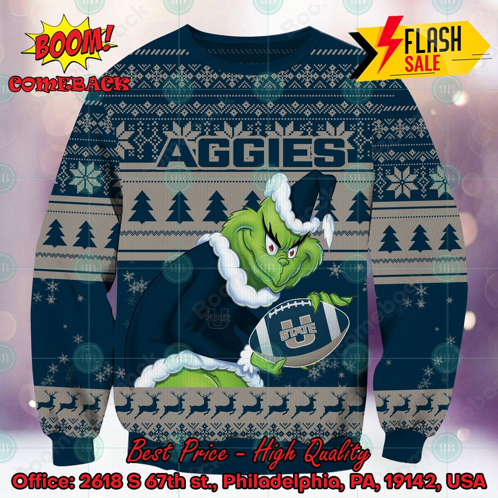 NCAA USC Trojans Sneaky Grinch Ugly Christmas Sweater