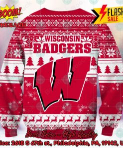 ncaa wisconsin badgers sneaky grinch ugly christmas sweater 2 1BDoQ