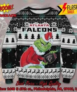 NFL Atlanta Falcons Sneaky Grinch Ugly Christmas Sweater