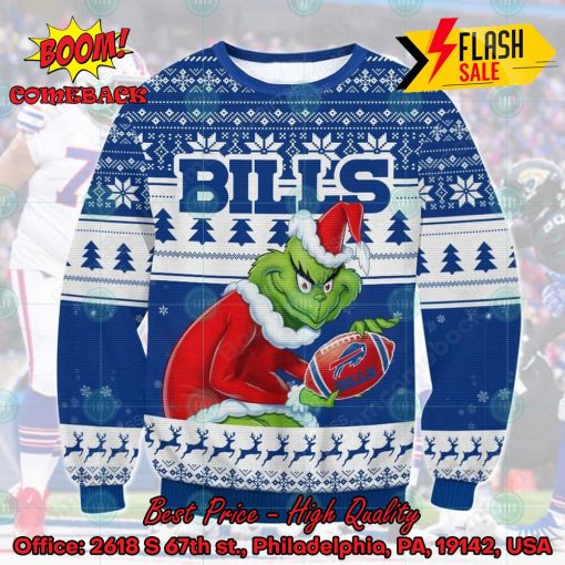 NFL Buffalo Bills Sneaky Grinch Ugly Christmas Sweater