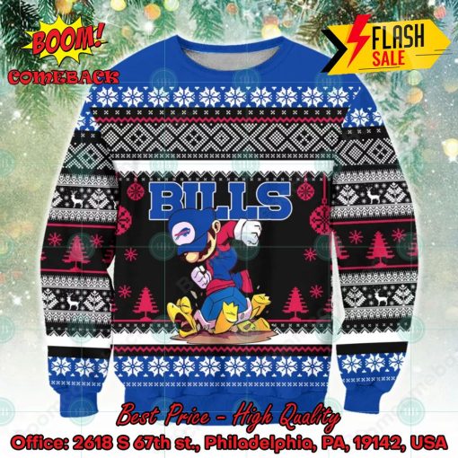 NFL Buffalo Bills Super Mario Ugly Christmas Sweater
