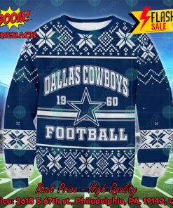 NFL Dallas Cowboys 1960 Football Ugly Christmas Sweater