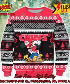 Los Angeles Dodgers MLB Mickey mouse Snoopy christmas wool sweater