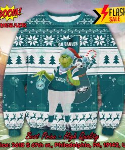 NFL Philadelphia Eagles Grinch Go Eagles Ugly Christmas Sweater