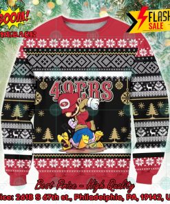 NFL San Francisco 49ers Super Mario Ugly Christmas Sweater
