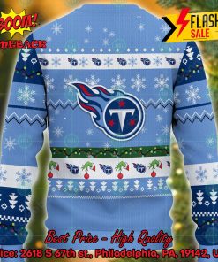 nfl tennessee titans grinch hand christmas light ugly christmas sweater 2 E9mnn