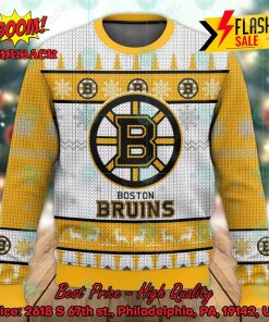 NHL Boston Bruins Big Logo Ugly Christmas Sweater