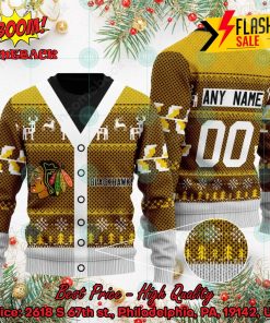 NHL Chicago Blackhawks Specialized Personalized Ugly Christmas Sweater