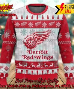 NHL Detroit Red Wings Big Logo Ugly Christmas Sweater