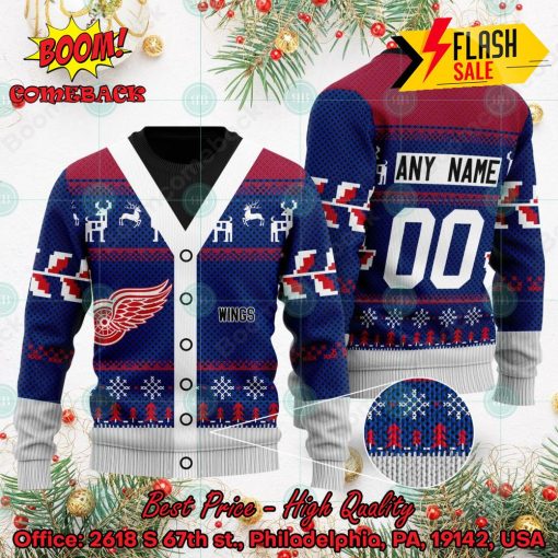 NHL Detroit Red Wings Specialized Personalized Ugly Christmas Sweater