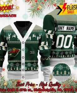 NHL Minnesota Wild Specialized Personalized Ugly Christmas Sweater