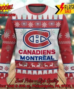 NHL Montreal Canadiens Big Logo Ugly Christmas Sweater
