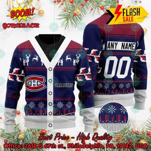 NHL Montreal Canadiens Specialized Personalized Ugly Christmas Sweater