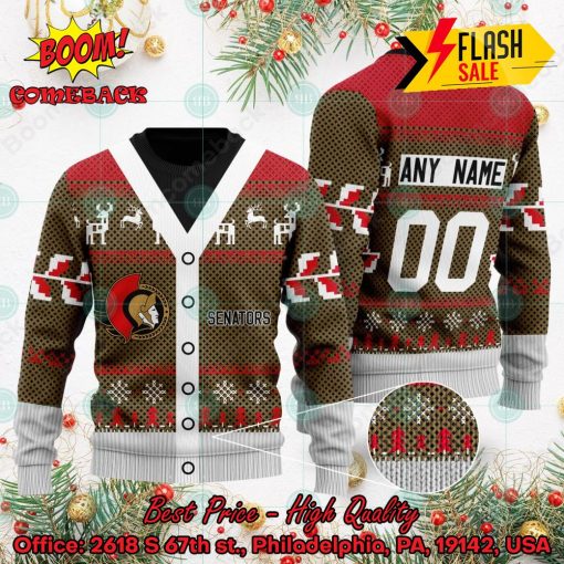 NHL Ottawa Senators Specialized Personalized Ugly Christmas Sweater