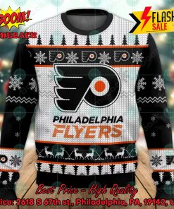 NHL Philadelphia Flyers Big Logo Ugly Christmas Sweater