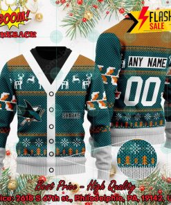 NHL San Jose Sharks Specialized Personalized Ugly Christmas Sweater