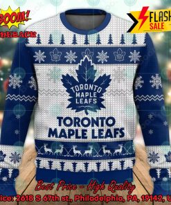 NHL Toronto Maple Leafs Big Logo Ugly Christmas Sweater