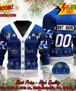 NHL Toronto Maple Leafs Specialized Personalized Ugly Christmas Sweater