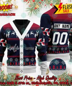 NHL Washington Capitals Specialized Personalized Ugly Christmas Sweater