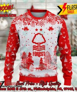 nottingham forest big logo pine trees ugly christmas sweater 2 AnpzV
