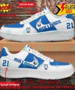 NRL Canterbury-Bankstown Bulldogs Personalized Nike Air Force Sneakers