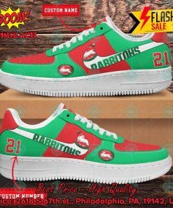 NRL South Sydney Rabbitohs Personalized Nike Air Force Sneakers
