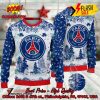 Paris FC Big Logo Pine Trees Ugly Christmas Sweater