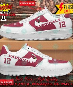 Personalized Arizona Cardinals Nike Air Force Sneakers