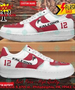 Personalized Atlanta Falcons Nike Air Force Sneakers